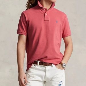 Men’s Polo by Ralph Lauren pink polo shirt size medium